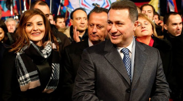 В началото на февруари Русия ясно зае позицията на Никола Груевски в политическата криза.
