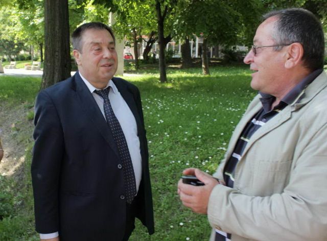 Георги Григоров /вдясно/. Снимка: Архив 5.06.2012 г.