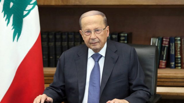 Ливанският президент Мишел Аун