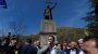Лидерът на крайнодясната "Вокс" Сантяго Абаскал на митинг в Ковадонга в автономната област Астуриас в Северозападна Испания, 12 април 2019 г. © Reuters