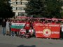 Част от шуменските фенове на ЦСКА. Снимка: архив.