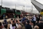 Стотици каспичанци посрещнаха ретро влака на гарата
