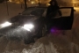 Алфа Ромео изкърти бронята си в снежните коловози