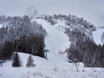 Радост в Италия - падна първи обилен сняг на трасетата за Зимната олимпиада