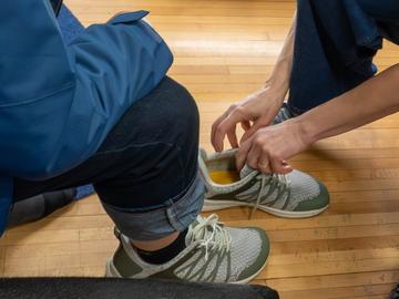 По време на събитието специалистите представиха т.нар. „боси обувки“ на немската марка BÄR