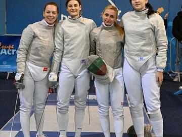 Отборът на България завоюва бронзов медал на сабя жени на Световната купа по фехтовка в Атина