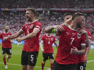 Австрия вкара три гола за успеха над Полша на Евро 2024