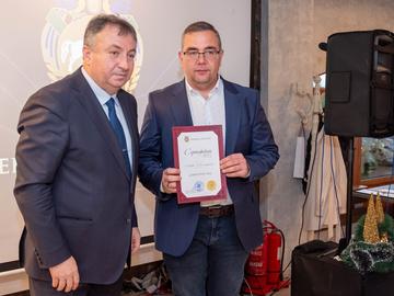 Благодарност за Данаил Данчев от "Давор Груп"