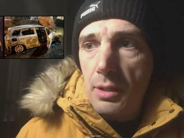 Запалиха автомобила и входната врата на кмета на Бистрица