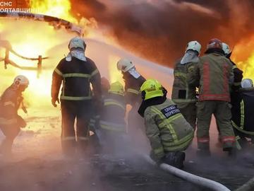 Руски дронове удариха сградата на университет в Кременчук