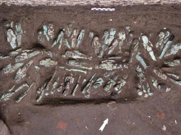 Френска експедиция откри 225 погребални статуетки в древноегипетската столица Танис