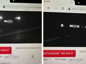 Хванаха два пъти за час млад шофьор да кара с близо 200 км/ч край Сливен