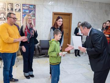 Семейство Цветкови получи втора награда в категория „Най-красиво украсен двор или външно пространство“