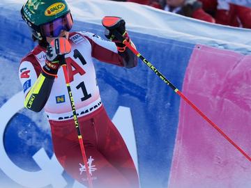 Втора поредна победа изстреля австрийка на върха в гигантския слалом