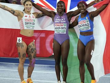 Дина Ашър-Смит спечели за втори път европейската титла в спринта на 100 метра при жените