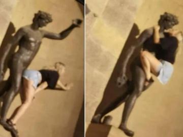 Властите в Италия търсят жена, имитирала секс със статуя на Бакхус