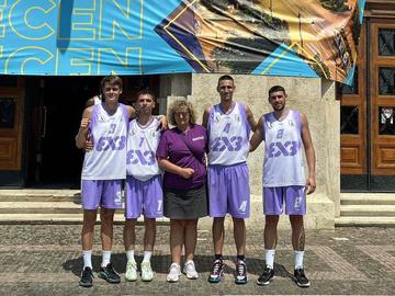 Седмо място за отбора по баскетбол 3x3 на ШУ на Европейските университетски игри