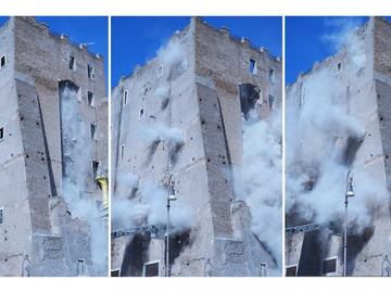 Рухна историческа кула в центъра на Рим по време на реставрация