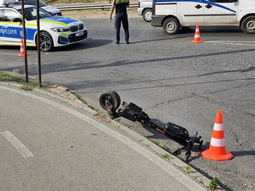 Млада жена загина след удар между микробус и тротинетка в Пловдив