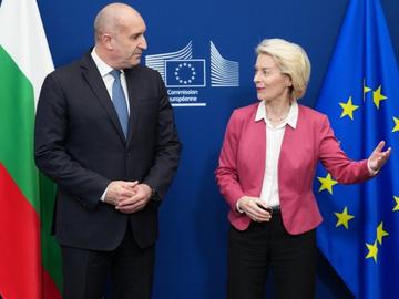 Фон дер Лайен към Радев: Размразяваме €370 млн. по ПВУ след реформите срещу корупцията