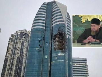 Украйна удари с дрон небостъргач в Грозни, Кадиров се закани да отговори с "личен подарък"