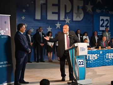 Борисов в Шумен: Важно е ГЕРБ да спечели изборите с разлика. Ако не - България ще остане в нестабилност, без правителство и с нов цикъл от избори