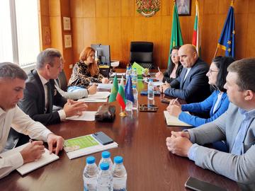 Директорът на областната дирекция на полицията разговаря с кмета на Каспичан