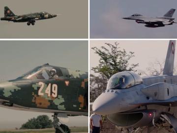 Български, гръцки и румънски F-16 летяха заедно на "Тракийска пепелянка"