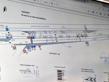 Проектът за паркиране пред "Алкомет"