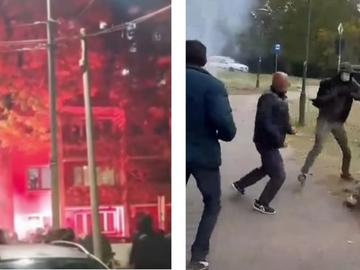 Ескалация в Сърбия: Сблъсъци с полицията, бухалки, димки и насилие край секциите