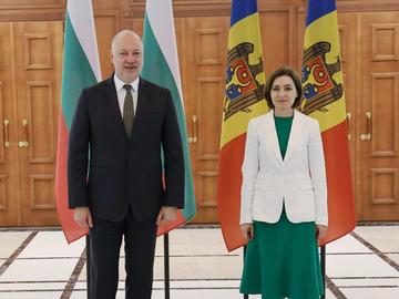 Росен Желязков се срещна с Мая Санду: България твърдо подкрепя евроинтеграцията на Молдова