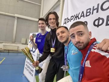 Пет шампионски титли за шуменци на държавното първенство по фехтовка