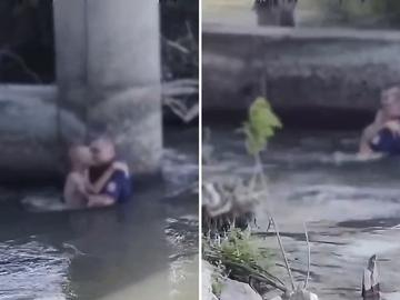 Полицай спаси 14-годишно момче, повлечено от течението на река Марица