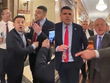 Делегации на ПП-ДБ и ДПС-НН се скараха посред нощ в коридорите на НС