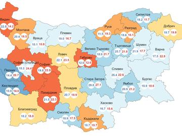 Статистика 2025: 19,7% са под линията на бедност в Шуменско