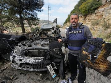 Журналисти загинаха при израелски удар в Южен Ливан