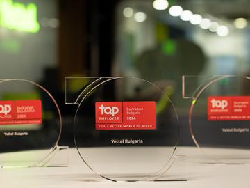 Yettel е сред десетте топ работодатели в телеком сектора в Европа