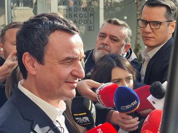 Албин Курти обяви победа на парламентарните избори в Косово