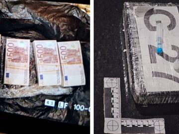 Още 200 000 фалшиви евро и 1 кг кокаин са намерени след хванатите €1 млн. в София