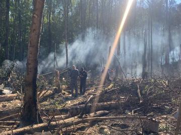 Самолет на "Газпром" се разби в гората край Москва, загина целият екипаж