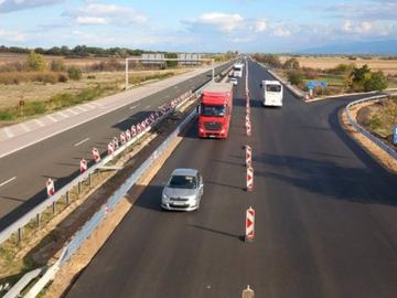 Намалиха скоростта по магистрала "Тракия" край Пазарджик на 100 км/ч