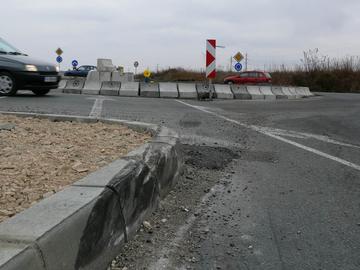 Пиян катастрофира на кръговото към „Макак“