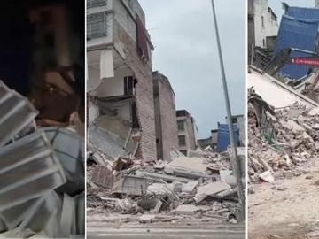 Мощен трус в Китай разруши сгради, има жертви и хиляди евакуирани