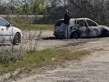 Овъглено тяло на жена е открито в изгорял автомобил близо до Поморие