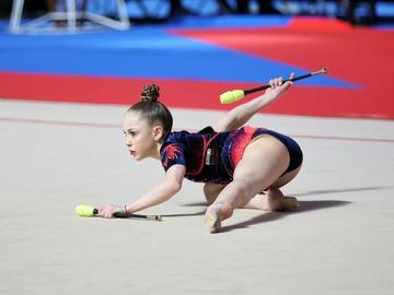 Стилияна Николова стана шампионка на бухалки и на лента на Европейската купа по художествена гимнастика