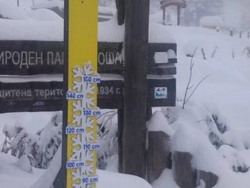 Сняг затрупа планините, 50 см преспи има на Витоша