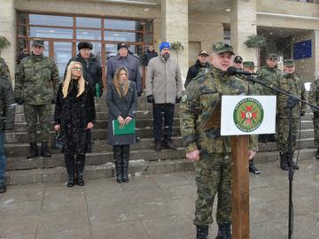 Шумен посрещна бойците от мироопазващата мисия на НАТО в Косово