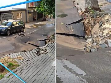 Наводнени мазета, паркинги и пропаднал нов път след голямата ВиК авария във Варна